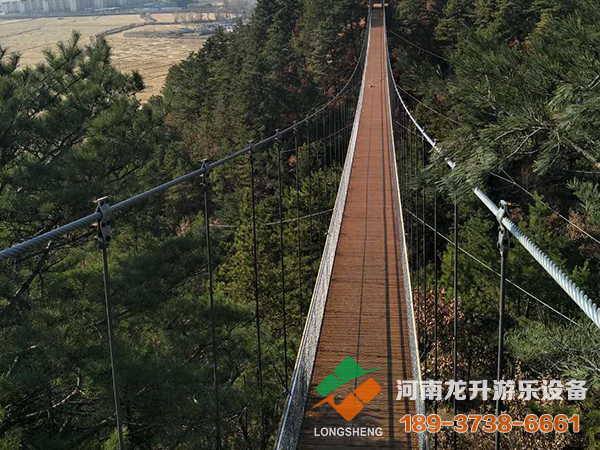 龍山木頭吊橋